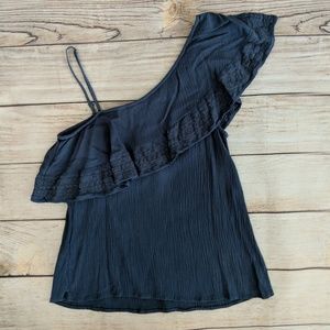 Abercrombie & Fitch blue shoulder Small tank top